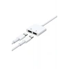 S-M403 Iphone Lightning To Ligtning Ses Şarj Çoğaltıcı