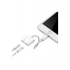 S-M403 Iphone Lightning To Ligtning Ses Şarj Çoğaltıcı
