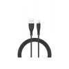 S-M405 2.4A Lightning Şarj ve Data Kablosu PVC 2M Siyah