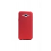 Galaxy J7 Core Kılıf Tam Renk Esnek Slim Silikon Kapak Kırmızı