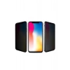 Apple Iphone X/ Xs Siyah Hayalet Gizli Ekran Koruyucu Privacy Cam Jm221