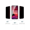 Apple Iphone12 - Iphone 12 Pro Privacy Hayalet 10d Ekran Koruyucu Siyah Cam