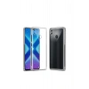 Huawei Mate 20 Pro Şeffaf Tıpalı Kamera Korumalı Silikon Kılıf