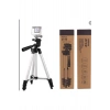 Sabitleyiciler (Tripod) 3110 Tripod Profesyonel Fotoğraf Kamera Tripot Telefon Tutucu Tek Ebat Gri