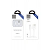 Jr S113 Ben Serisi 2a 8 Pin 2 Metre Iphone Hızlı Şarj Kablosu Iphone Lightning Beyaz