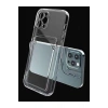 Iphone 11 Pro Uyumlu Kamera Korumalı Kartlıklı Şeffaf Kılıf Card Case