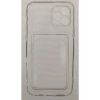Iphone 11 Pro Uyumlu Kamera Korumalı Kartlıklı Şeffaf Kılıf Card Case
