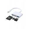 S-H142 Lightning - USB OTG Kart Okuyucu 4 in 1