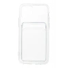 Iphone 11 Pro Uyumlu Kamera Korumalı Kartlıklı Şeffaf Kılıf Card Case