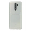 Xiaomi Redmi Note 8 Pro Uyumlu Kamera Korumalı Şeffaf Kartlıklı Card Case