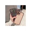 Iphone 13 Ile Uyumlu Kamera Korumalı Kenarları Yaldızlı Rio Kapak/kılıf