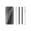 Xiaomi Poco X3 Ile Uyumlu Kamera Korumalı Şeffaf Tıpalı Silikon Kılıf