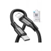 S-2024N1 PD Hızlı Şarj ve Data Kablosu Type-C to Lightning 20W 2M