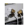E1 Metal Stereo 3.5 Mm Jack Bass Kulaklık Beyaz Desenli Kablolu Kulaklık