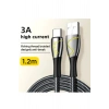 1,2 mt Usb Lighting Metal Kopmaz Kablo