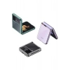 Samsung Z Flip 4 Şeffaf Korumalı Silikon Kapak & Kılıf