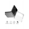 Samsung Z Flip 4 Şeffaf Korumalı Silikon Kapak & Kılıf