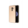Samsung J8 Kılıf Matte Soft Silikon Premium Slim Gold