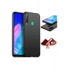 Huawei P40 Lite E Mat Soft Kalite Silikon Kılıf Siyah