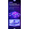 JR-MS01 Maya Seri RGB Maya Serisi RGB Kablosuz Hoparlör-Siyah