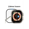 Apple Watch 38mm ile Uyumlu Kolay Kurulum Otomatik Hizalama Aparatlı Tam Kaplayan Ekran Koruyucu