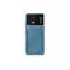 XİAOMİ POCO X5 5G İLE UYUMLU ŞEFFAF KARTLIKLI KARTVİZİTLİ TELEFON KILIFI CARDCASE