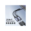 SY-C03 Audio-Transfer Serisi 2si 1 Arada Ses Adaptörü Type-Cden Çift Type-Cye Dönüştürücü