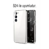 Samsung Galaxy S24 ile Uyumlu Kamera Korumalı Şeffaf Silikon Kılıf