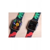 Apple Watch 42/44/45/49 MM ile Uyumlu Çiçek Desenli Silikon Saat Kordonu