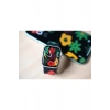 Apple Watch 38/40/41 MM ile Uyumlu Çiçek Desenli Silikon Saat Kordonu