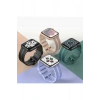 Apple Watch 38/40/41mm Series 11/10(42mm)/9/8/7/6/SE3-2/5 Uyumlu Çizgi Desen Yumuşak Silikon Kordon