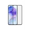 Samsung Galaxy A35-A55 Uyumlu Elektriklenme Önleyici Anti-Static Tam Kaplayan Temperli Cam Ekran Kor