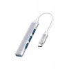 Type-C to USB 3.0 Çevirici 4 Port OTG Özellikli Telefon Tablet Bilgisayar Tüm Cihazlarla Uyumlu