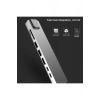 MacBook Uyumlu Type-C 8 in 1 HUB RJ45/SD/TF/USB 3.0/HDTV/PD Çevirici Çoklayıcı