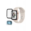 Apple Watch 42mm ile Uyumlu Kolay Kurulum Otomatik Hizalama Aparatlı Tam Kaplayan Ekran Koruyucu