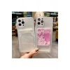İphone 16 ile Uyumlu Kamera Korumalı Şeffaf Kartlıklı Card Case