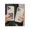 İphone 16 PLUS ile Uyumlu Kamera Korumalı Şeffaf Kartlıklı Card Case