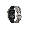 Apple Watch 9 8 7 6 5 4 3 2 Se 38 40 41 MM Leopar Desenli Silikon Kordon