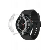 Galaxy Watch Seri 5/4 Uyumlu 40mm Şeffaf 360 Silikon Birebir Tam Uyum Ekran Kasa Koruyucu