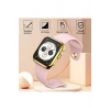 Apple Watch 9/8/7 Nesil Uyumlu 45mm Akıllı Saat Parlak Şık Shine Kasa Ekran Koruyucu