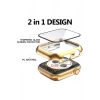 Watch SE3/SE2/SE/6/5/4 Nesil Uyumlu 40mm Akıllı Saat Parlak Şık Shine Kasa Ekran Koruyucu