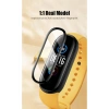 Xiaomi Mi Band 7 ile Uyumlu Esnek Polymer Nano Kırılmaz Ekran Koruyucu