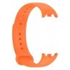 Xiaomi Mi Band 8 ile Birebir Uyumlu Kolay Takılıp Çıkarılabilen Renkli Esnek Turuncu Silikon Kordon