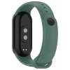 Xiaomi Mi Band 8 ile Birebir Uyumlu Kolay Takılıp Çıkarılabilen Renkli Esnek Haki Silikon Kordon