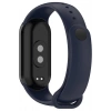 Xiaomi Mi Band 8 ile Birebir Uyumlu Kolay Takılıp Çıkarılabilen Renkli Esnek Lacivert Silikon Kordon