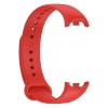 Xiaomi Mi Band 8 ile Birebir Uyumlu Kolay Takılıp Çıkarılabilen Renkli Esnek Kırmızı Silikon Kordon