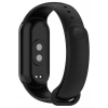 Xiaomi Mi Band 8 ile Birebir Uyumlu Kolay Takılıp Çıkarılabilen Renkli Esnek Siyah Silikon Kordon