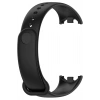 Xiaomi Mi Band 8 ile Birebir Uyumlu Kolay Takılıp Çıkarılabilen Renkli Esnek Siyah Silikon Kordon