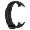 Xiaomi Mi Band 8 ile Birebir Uyumlu Kolay Takılıp Çıkarılabilen Renkli Esnek Siyah Silikon Kordon