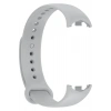 Xiaomi Mi Band 8 ile Birebir Uyumlu Kolay Takılıp Çıkarılabilen Renkli Esnek Gri Silikon Kordon